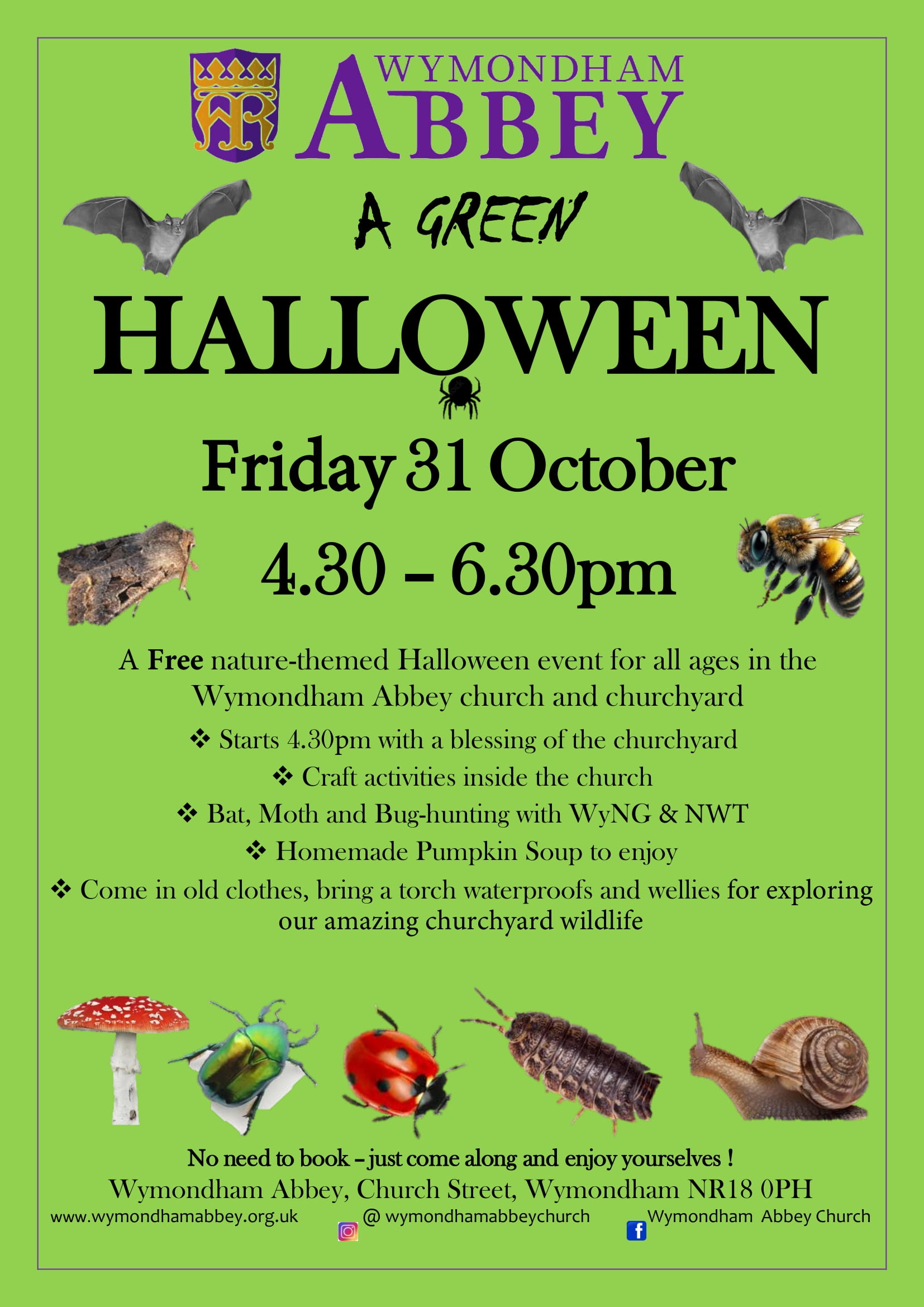 Abbey Green Halloween Poster