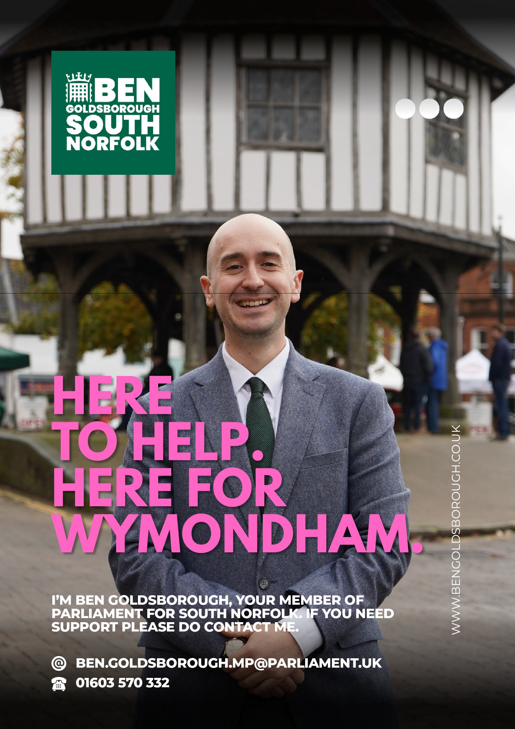 Ben Goldsborough MP advert