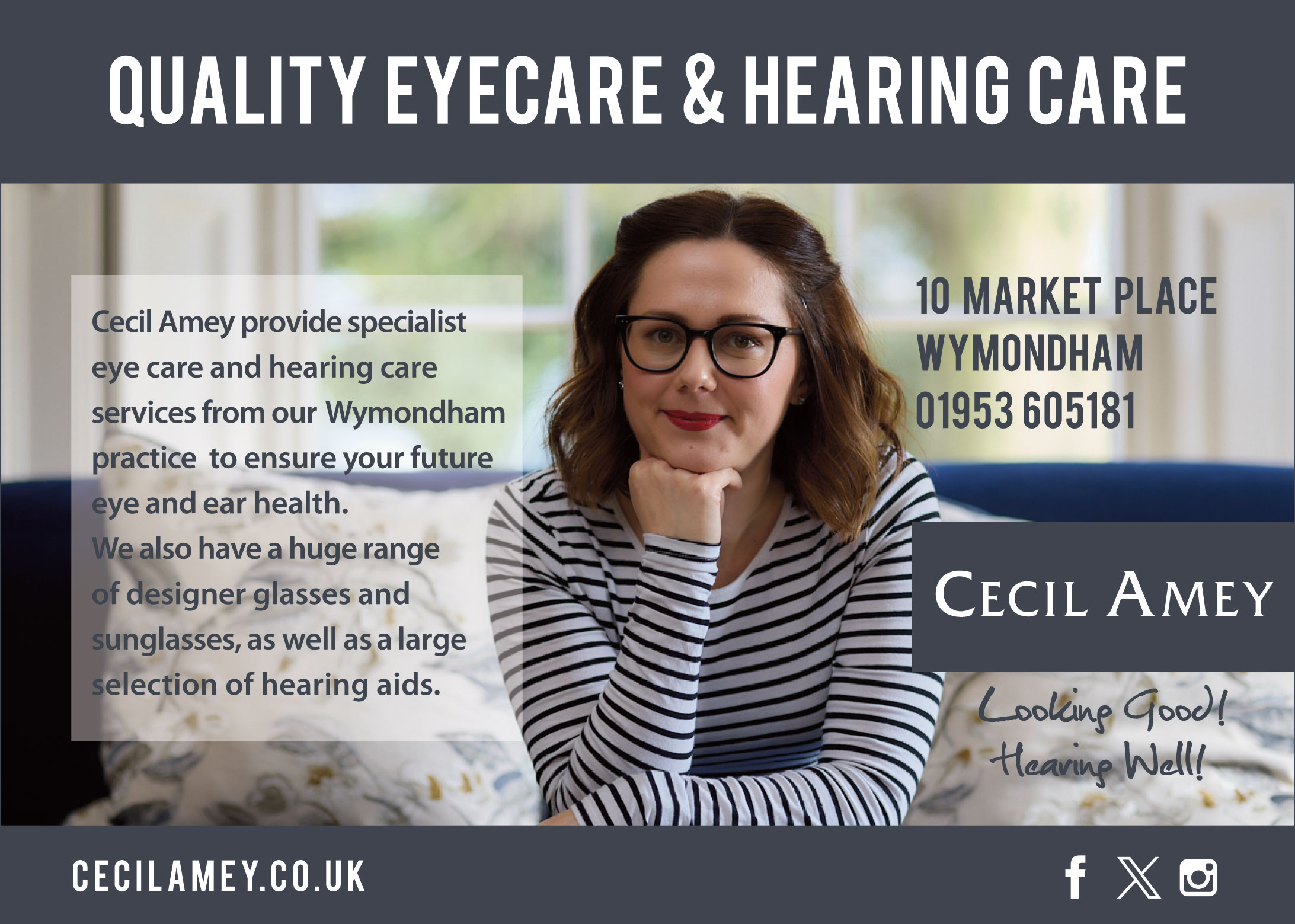 Cecil Amey Wymondham Advert