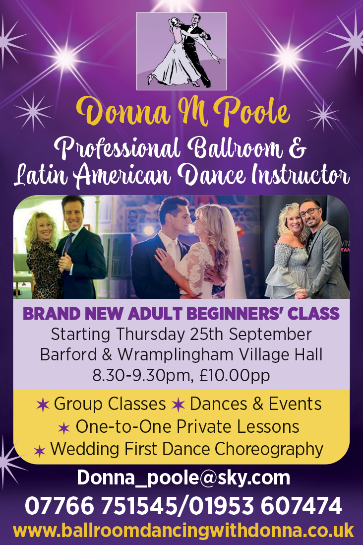 Donna Poole Ballroom Dance Advert