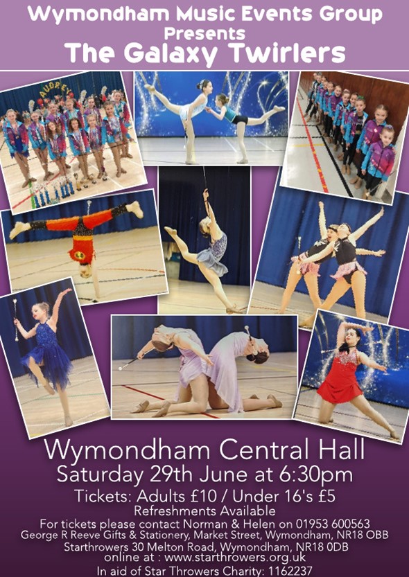 Galaxy Twirlers event Advert