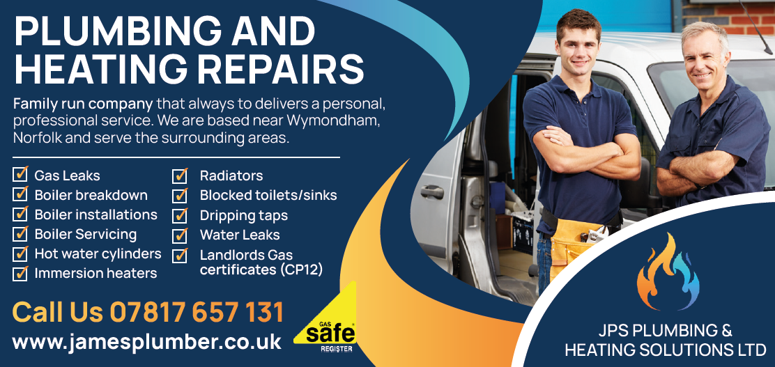 Plumbing and heating repairs advert