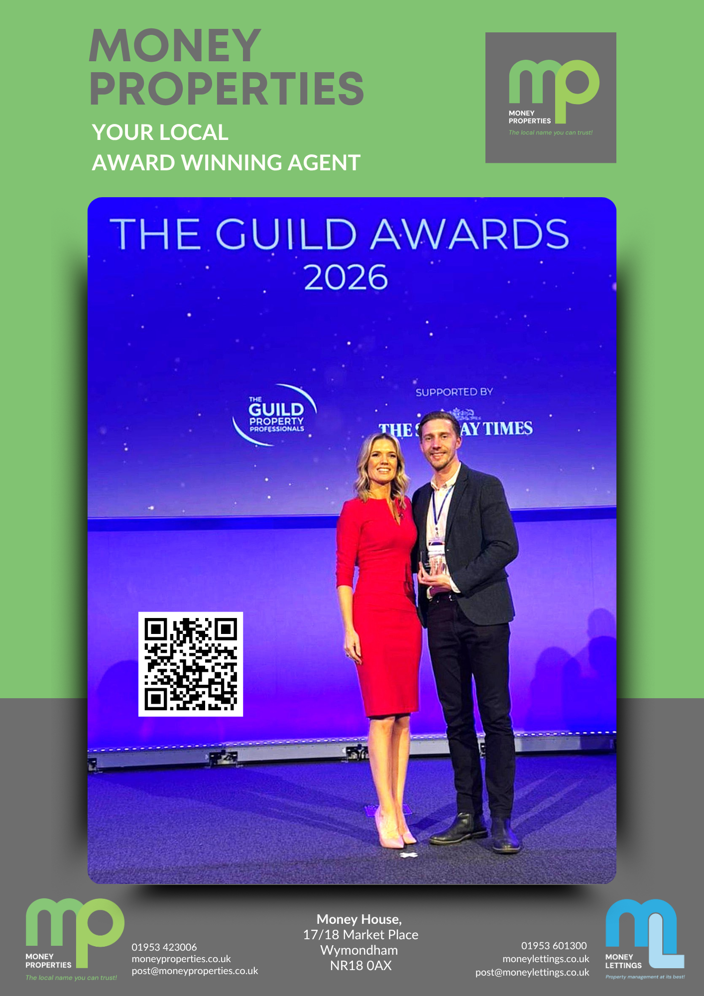 Money Properties Estate Agent advert