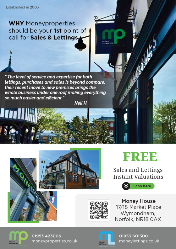 Money Properties Estate Agent advert