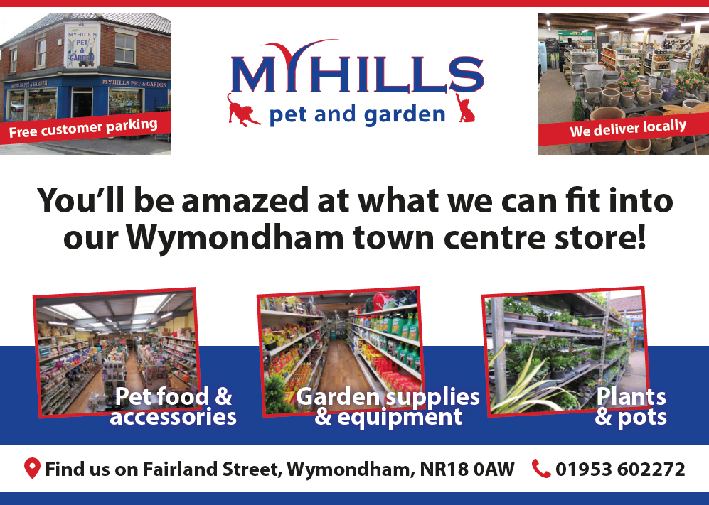 Myhills Pet and Garden Advert
