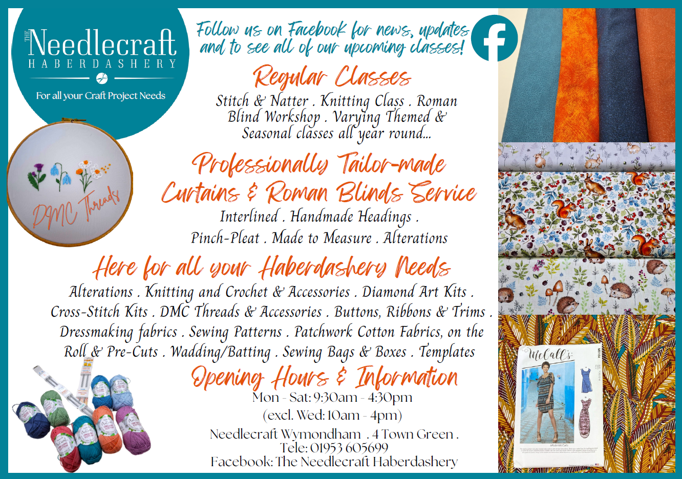 Needlecraft Haberdashery advert