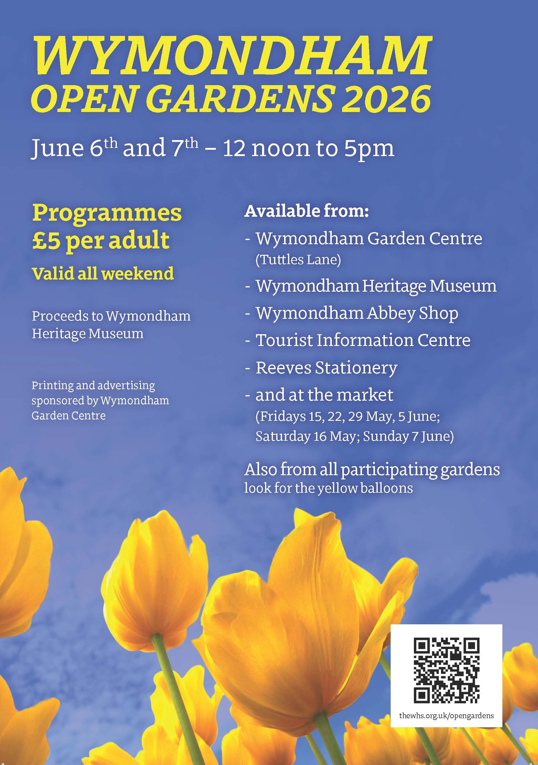 Open Gardens 2026 poster