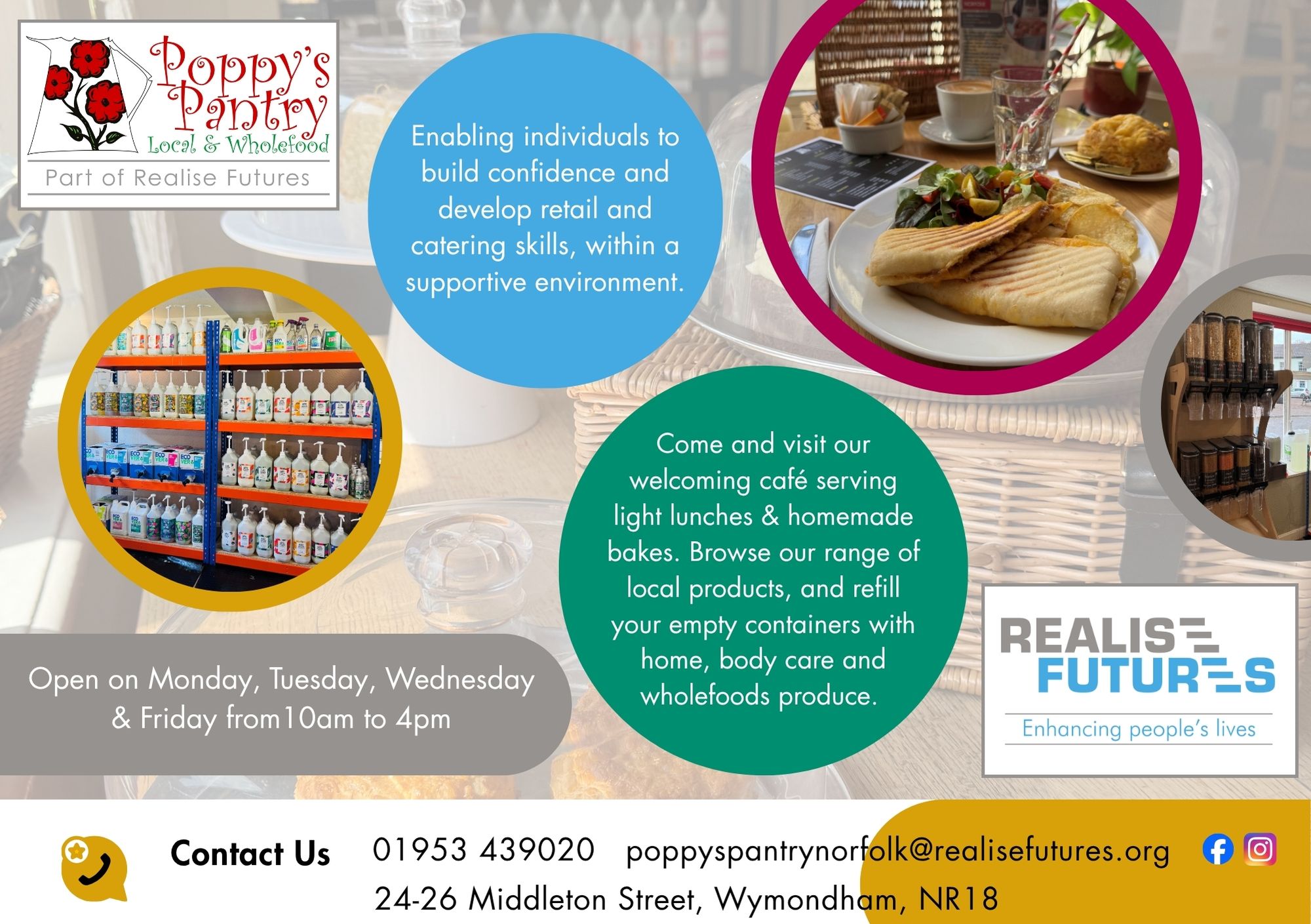 Poppys Pantry Cafe Advert