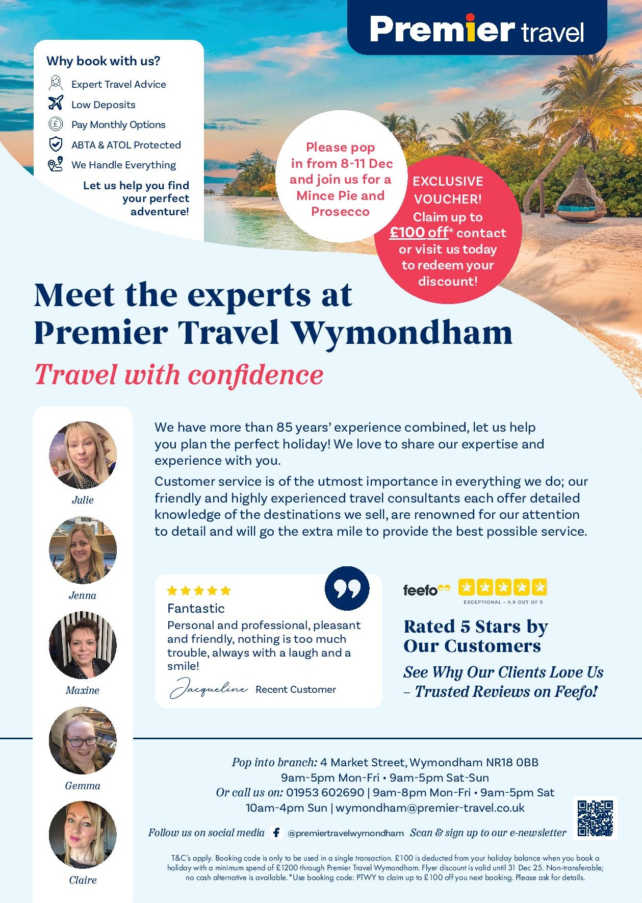 Premier Travel June advert