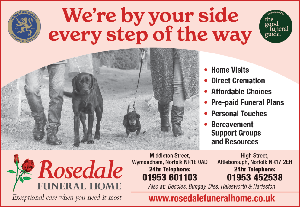 Rosedale Funeral Home Advert