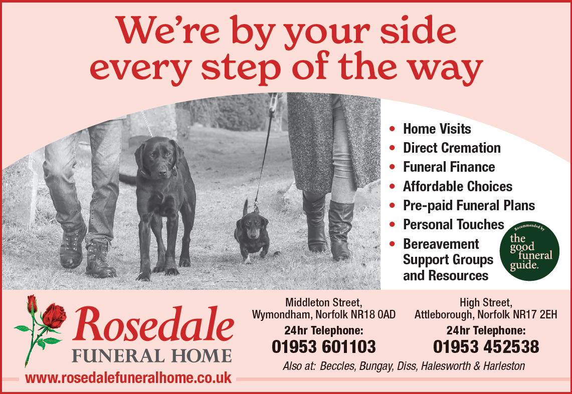 Rosedale Funeral Home Advert