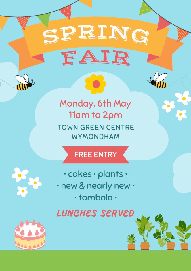 Town Green Spring Fair 2024 poster