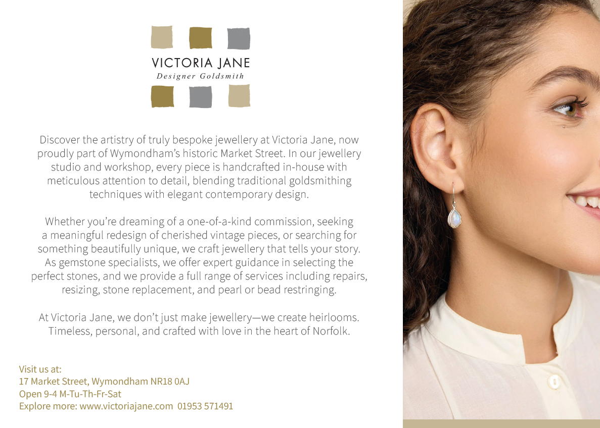 Victoria Jane Goldsmith bespoke jewellery advert