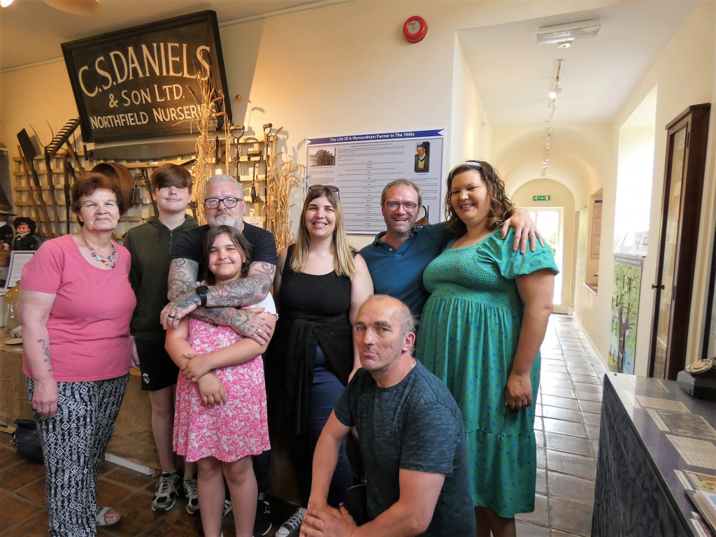 Corbould family at the heritage museum