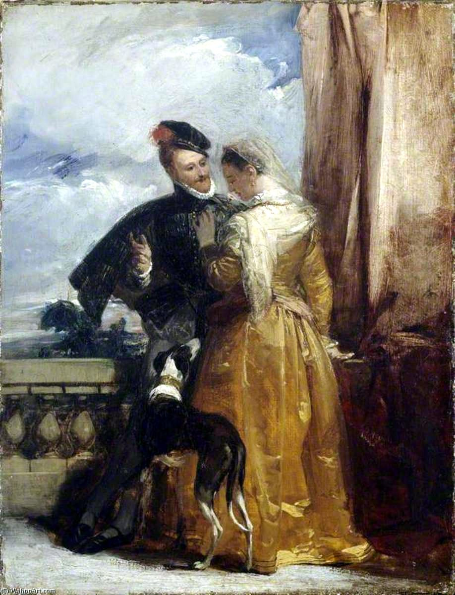 Painting of a man and a woman
