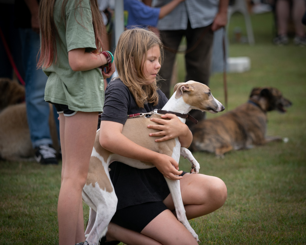 Girl and her dog