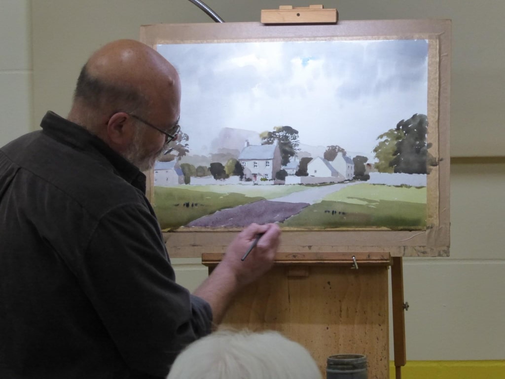 Painting demonstration