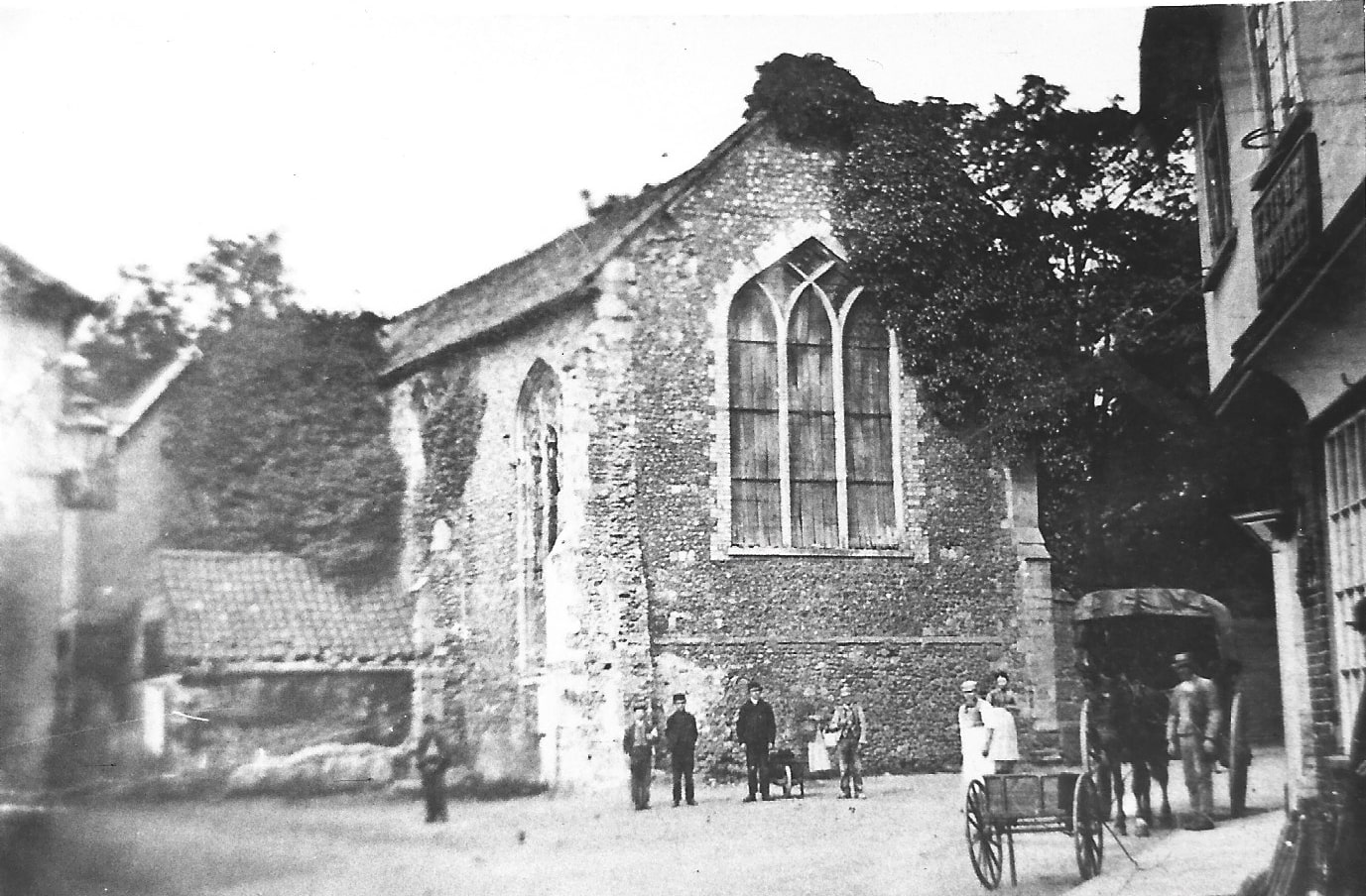 Becket's Chapel in the 1870s