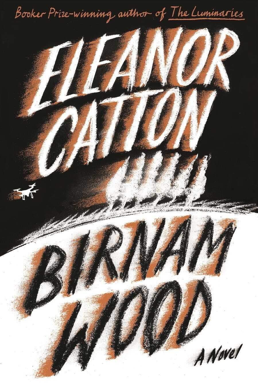 Black and white book cover of Birnham Wood