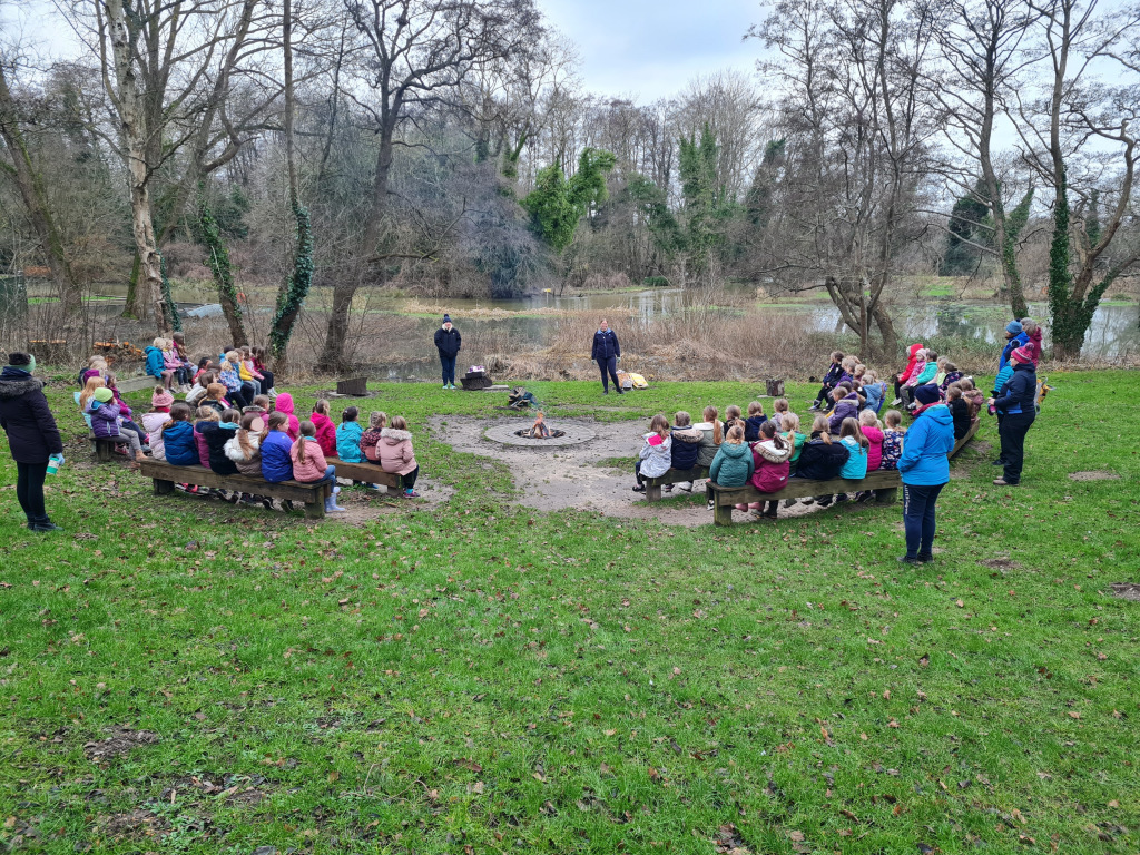 Group of girls outdoor gathering