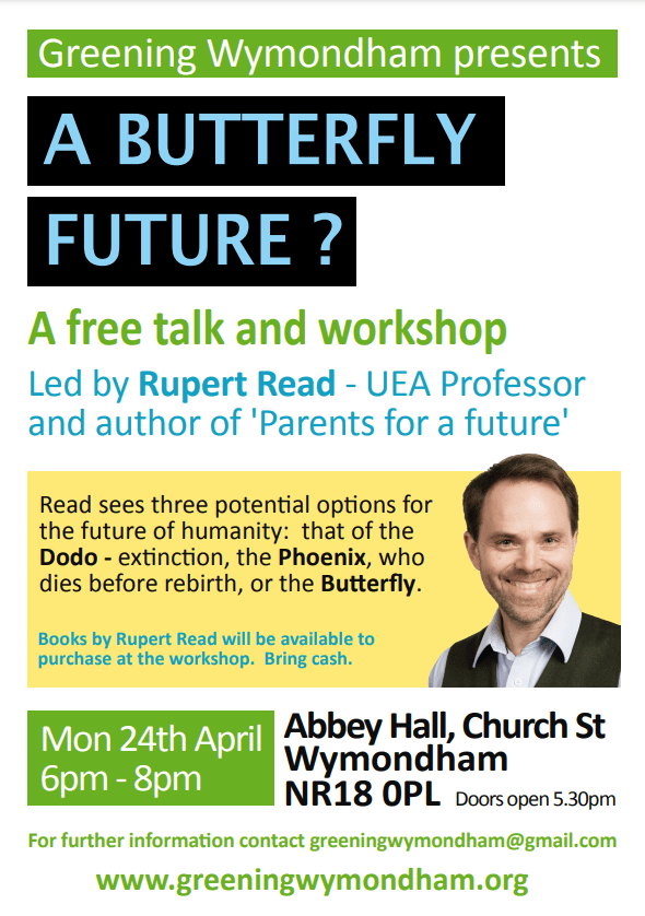 Butterfly future talk poster