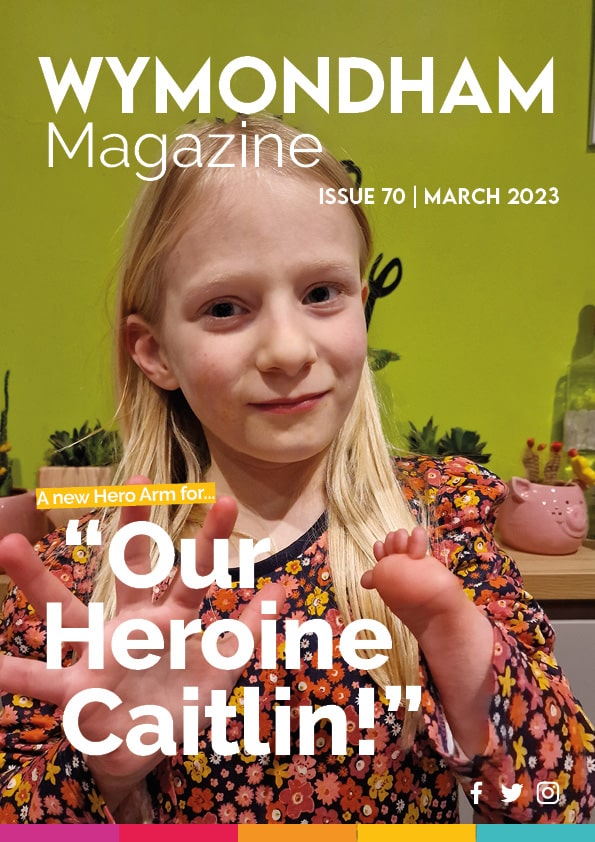 Front cover of March 2023 Wymondham Magazine