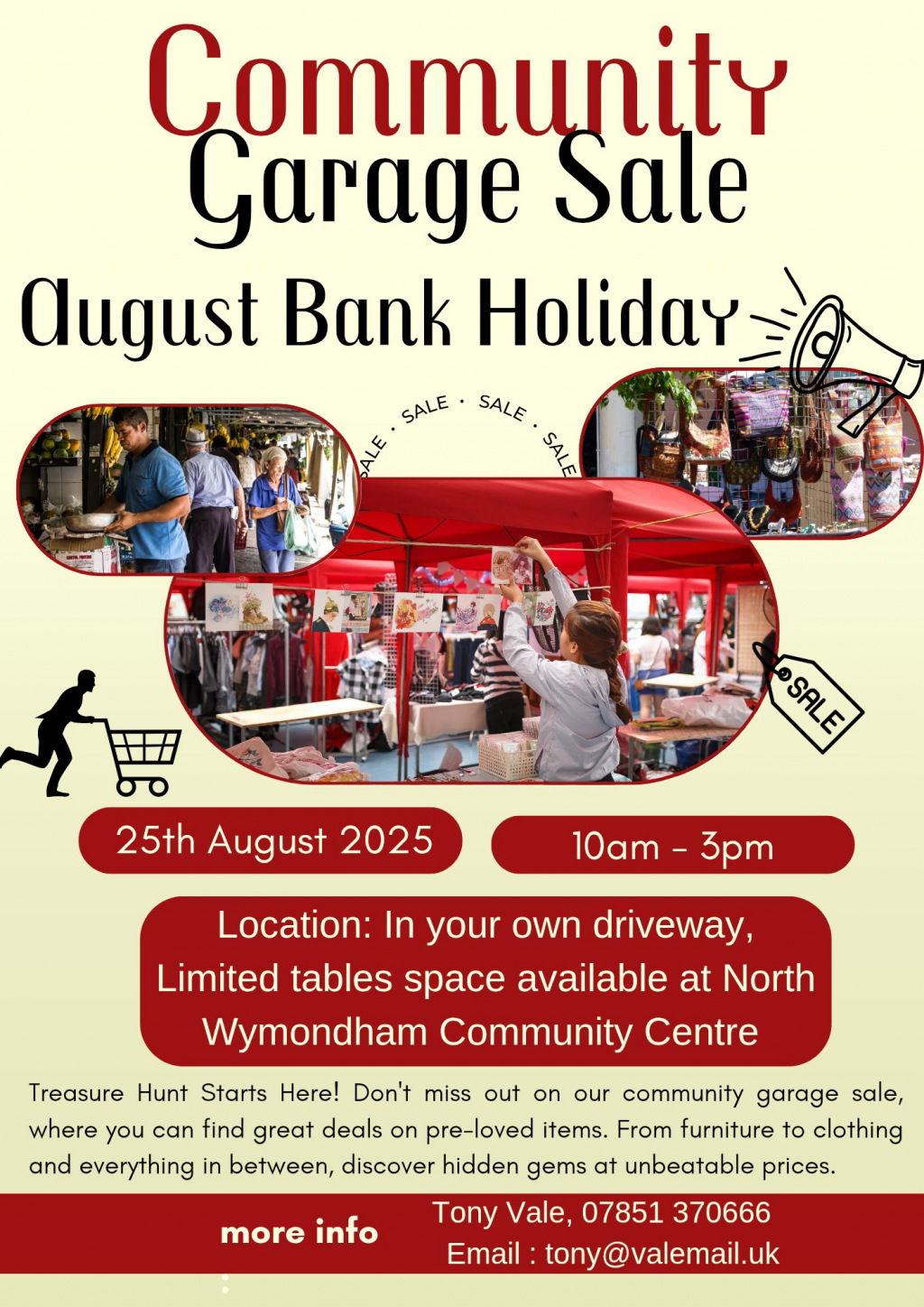 Flyer for a Community Garage Sale