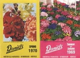 CS Daniels catalogues from 1969 and 1970