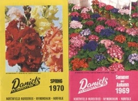 CS Daniels catalogues from 1969 and 1970