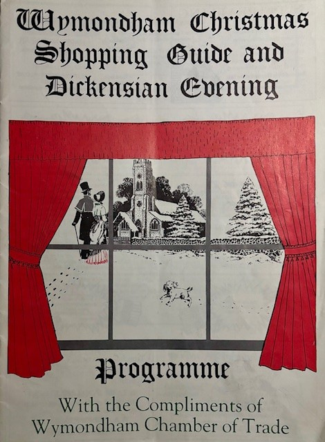 A programme for a Christmas event