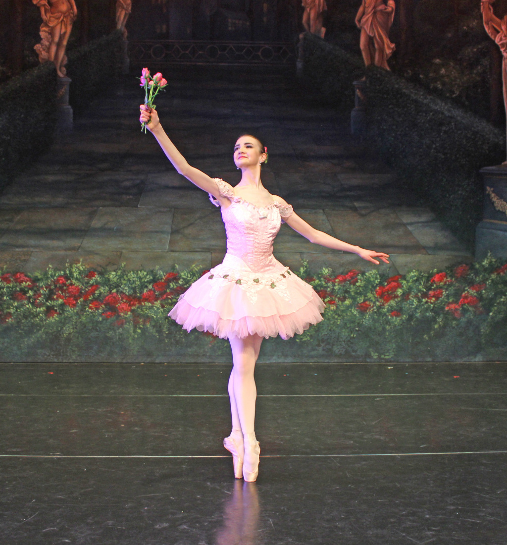 Ballerina onstage