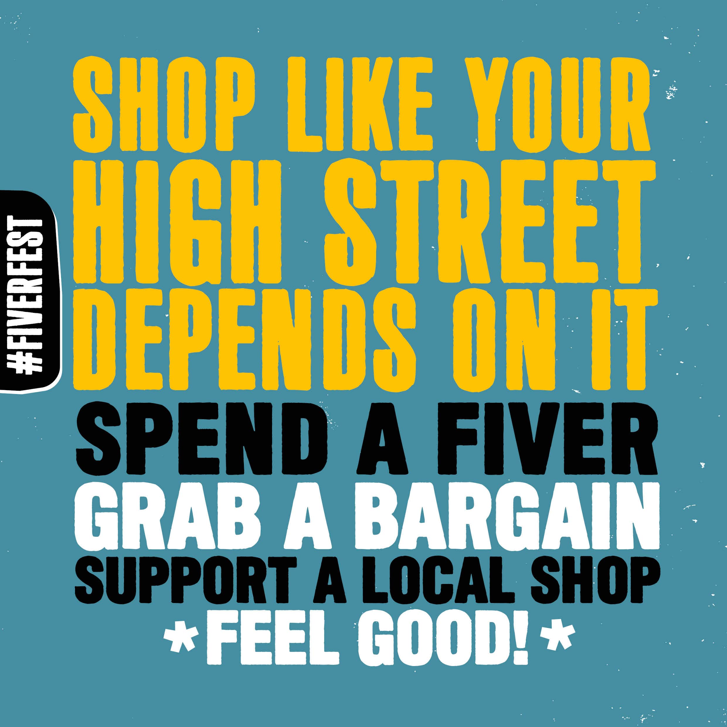 Shop like your high street depends on it lettering