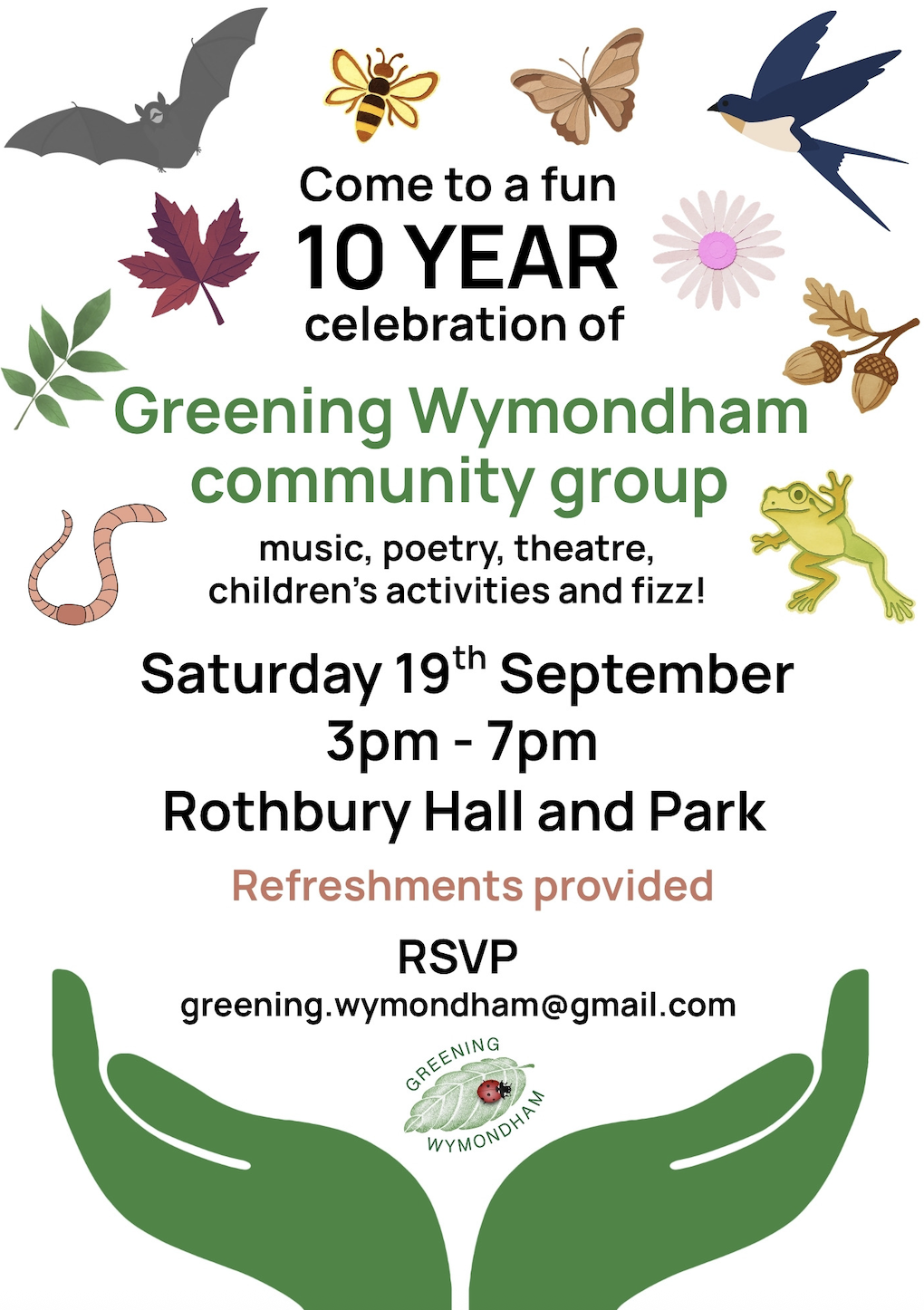 Flyer for Greening Wymondham