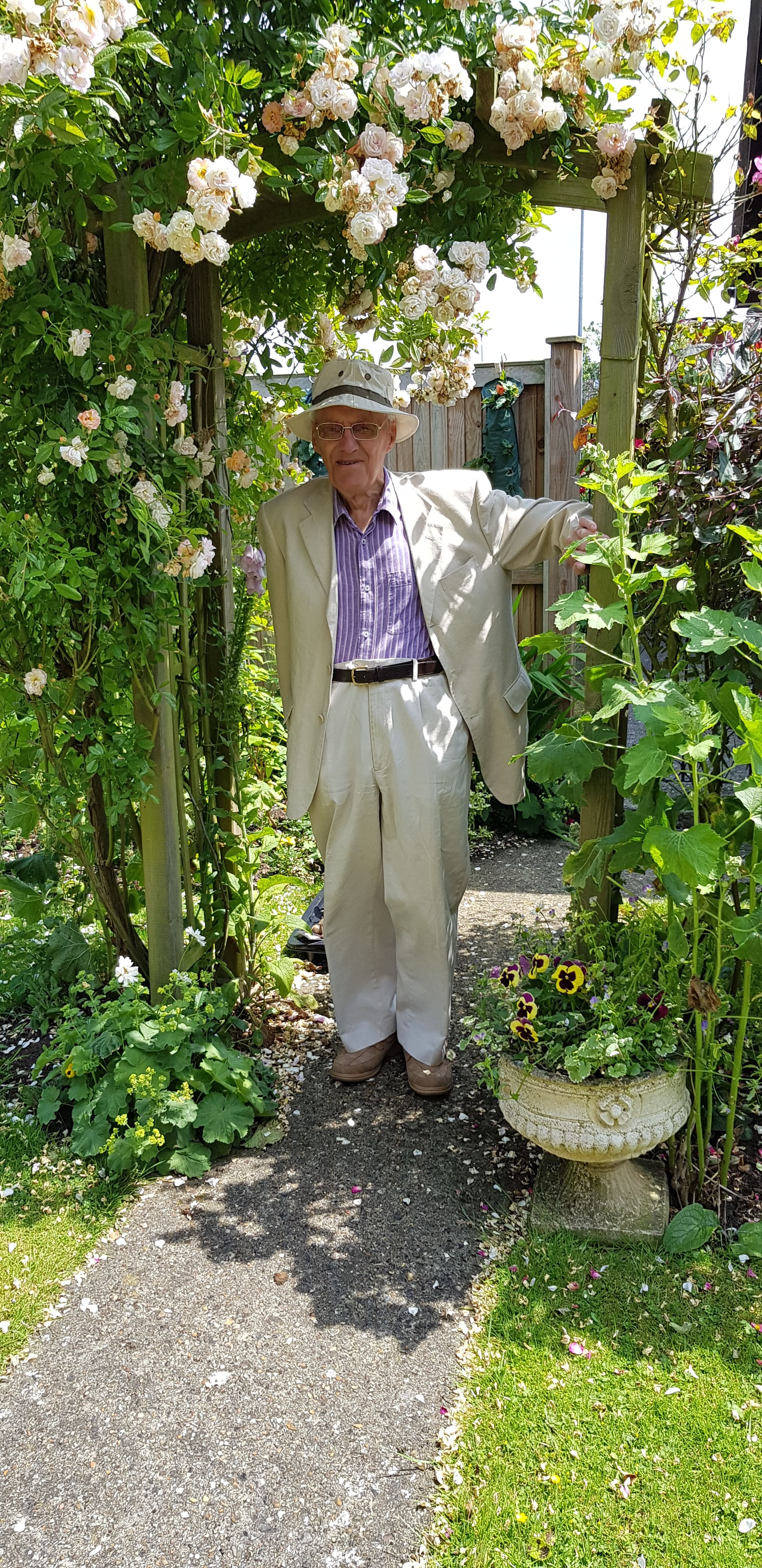 Ken in the garden