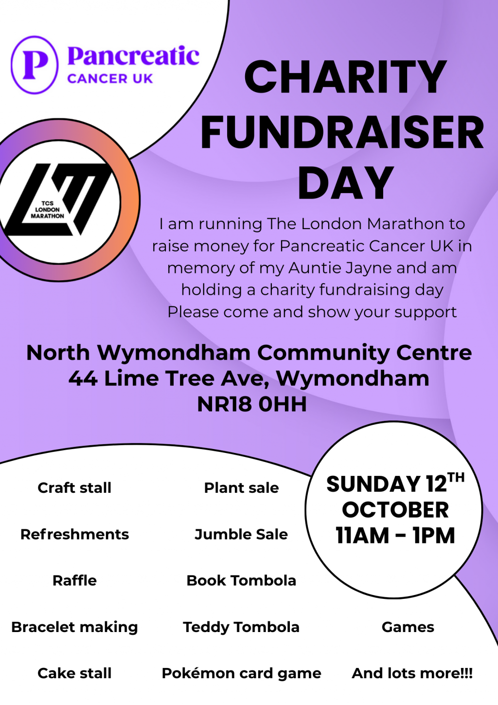 Flyer for a Charity Fundraiser Day