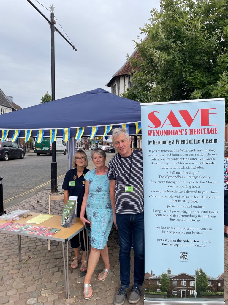 Save Wymondham's Heritage stall at market