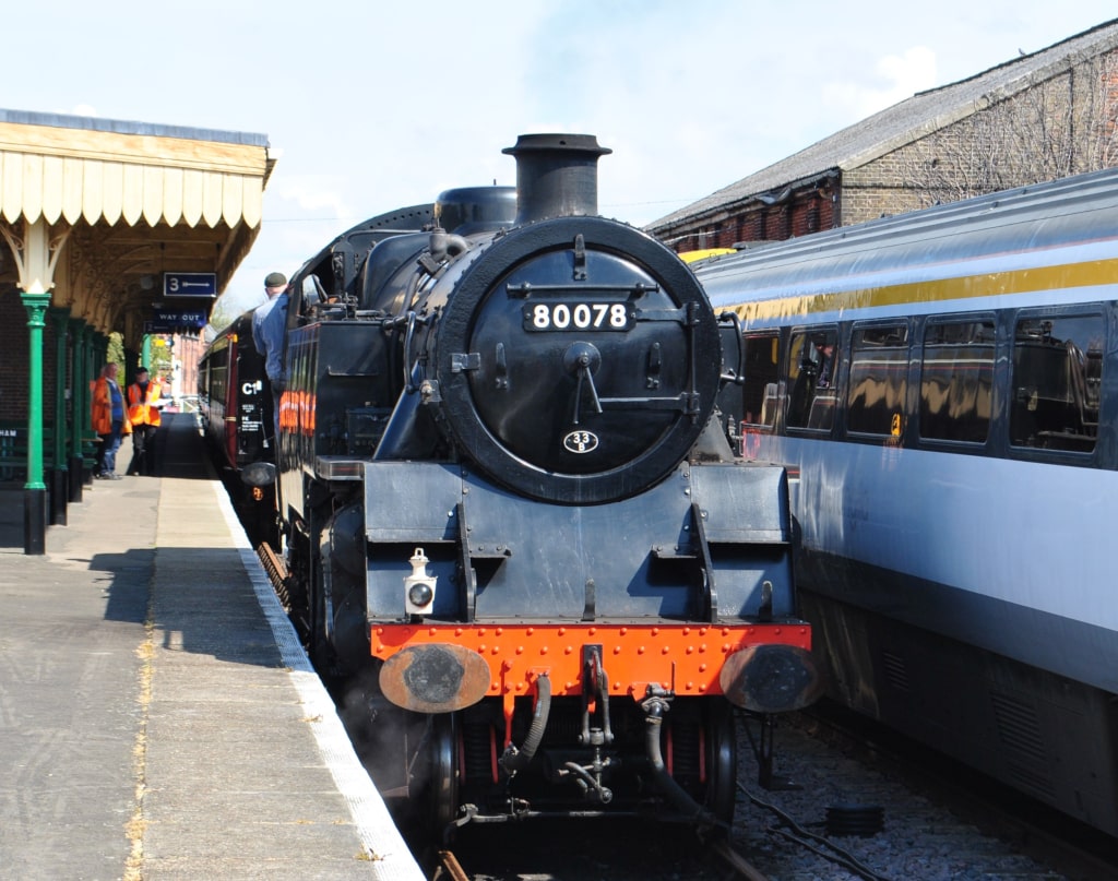 MNR's 80078 at Dereham station