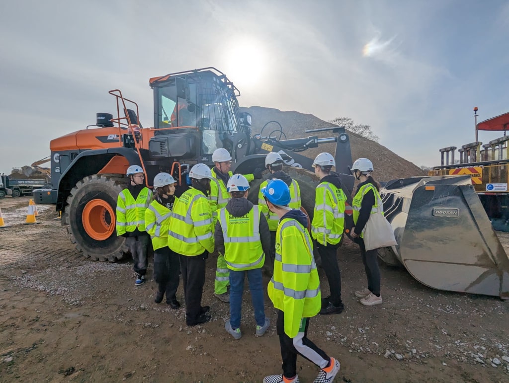 Young carers visit to Morgan Sindall