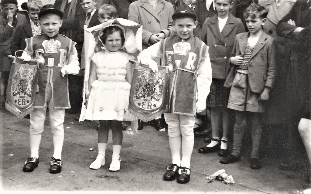 David Brackenbury at the coronation in his beefeater outfit