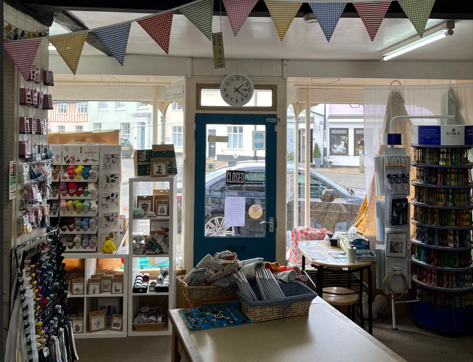 Interior of haberdashery