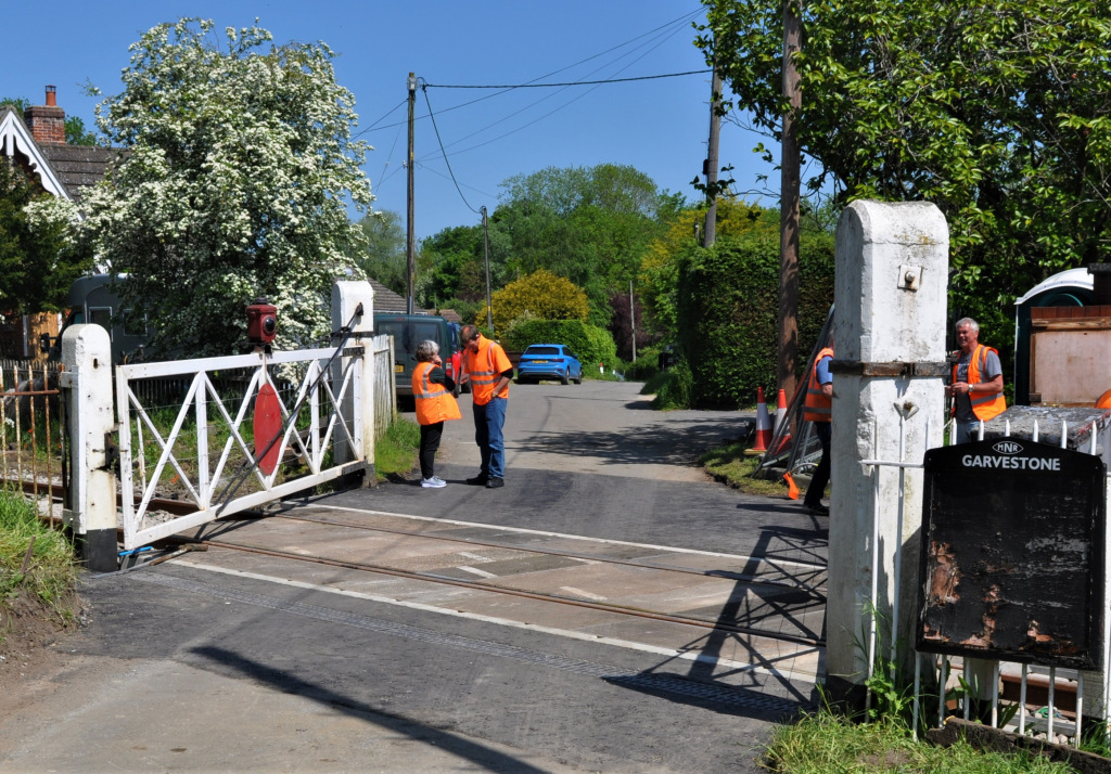 Garvestone level crossing