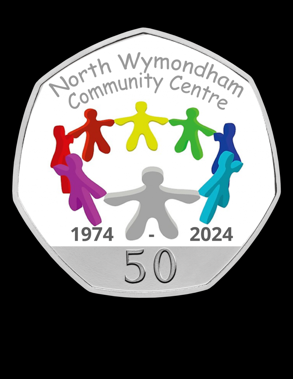 North Wymondham Community Centre 50 years logo