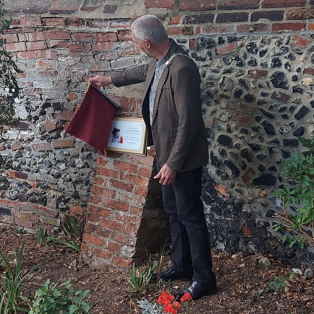 Unveiling the plaque