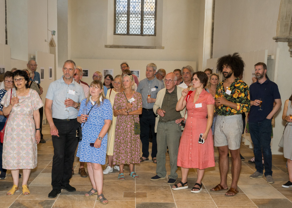 An audience at Becket's Chapel