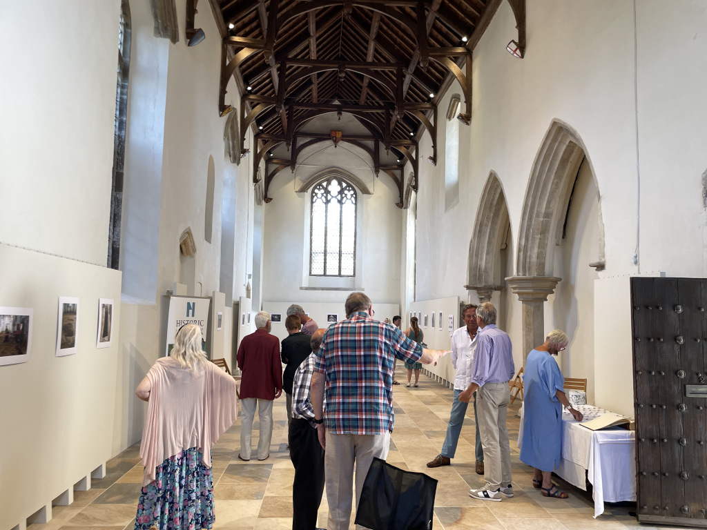 The new interior of Becket's Chapel