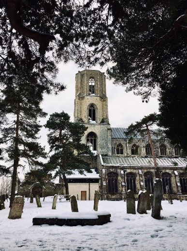 Abbey Photo in Winter
