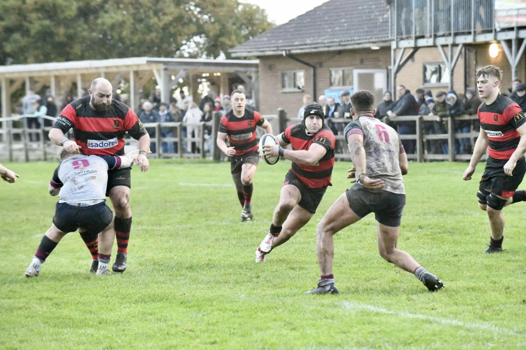 Rugby action shot