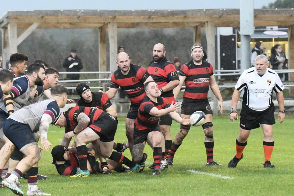 Rugby action shot