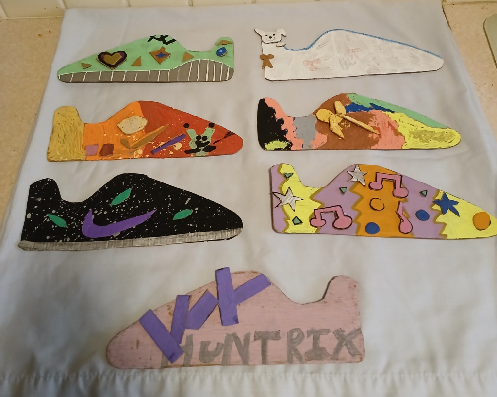 Drawings of trainers