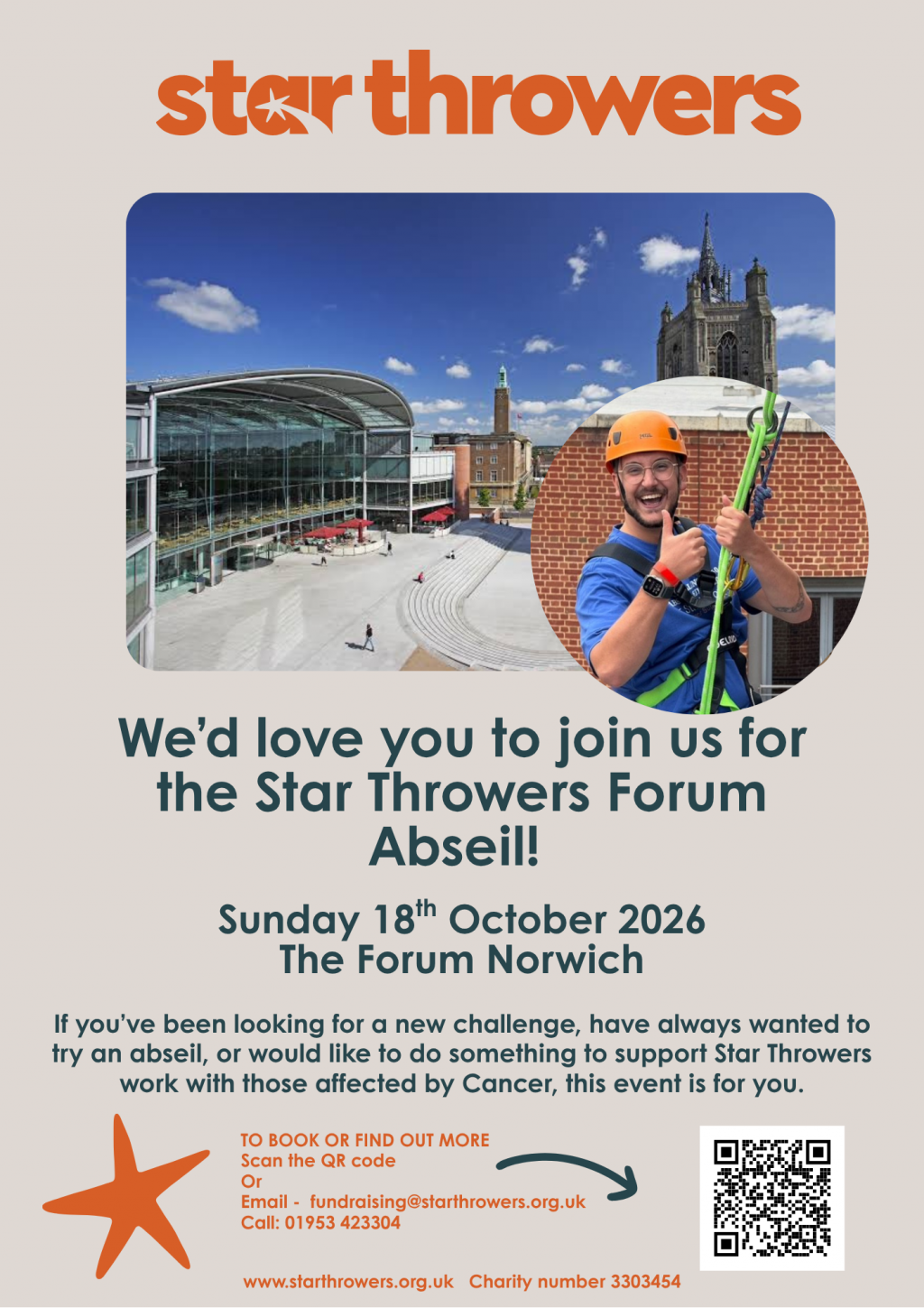 Flyer for a Star Throwers event